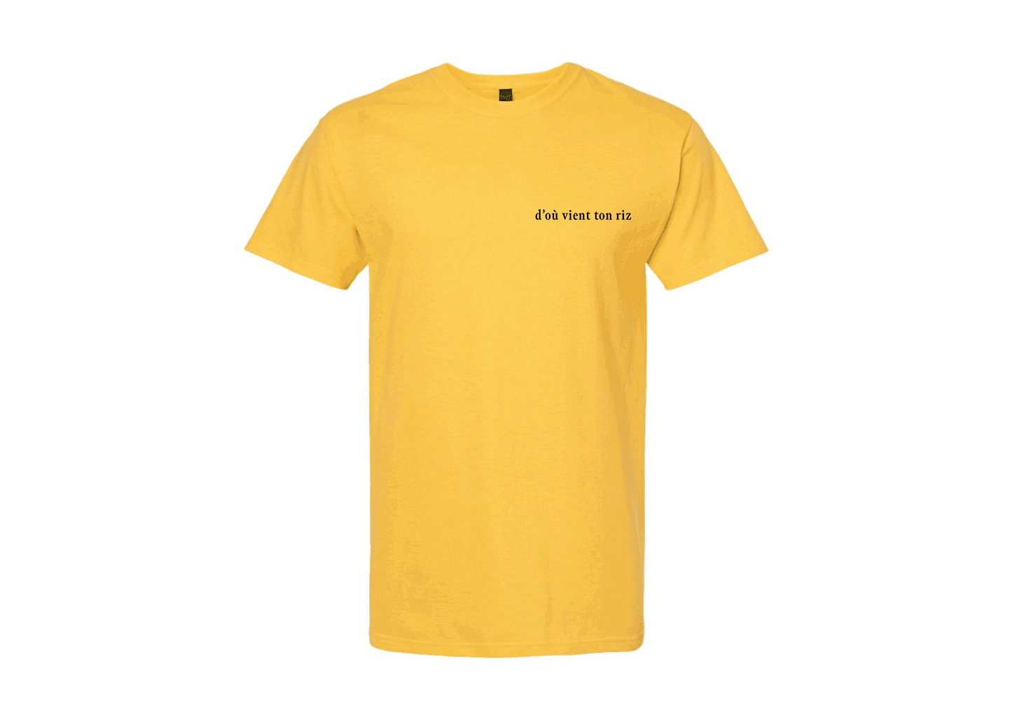 T-SHIRT "DVTR" (Yellow)