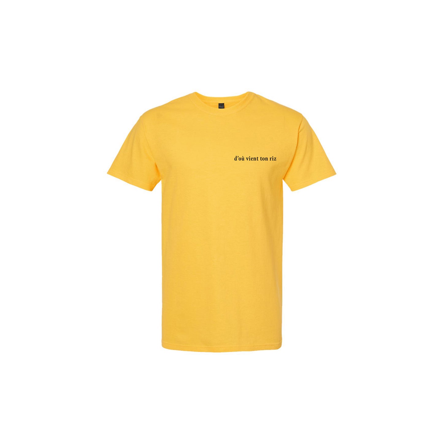 T-SHIRT "DVTR" (Yellow)