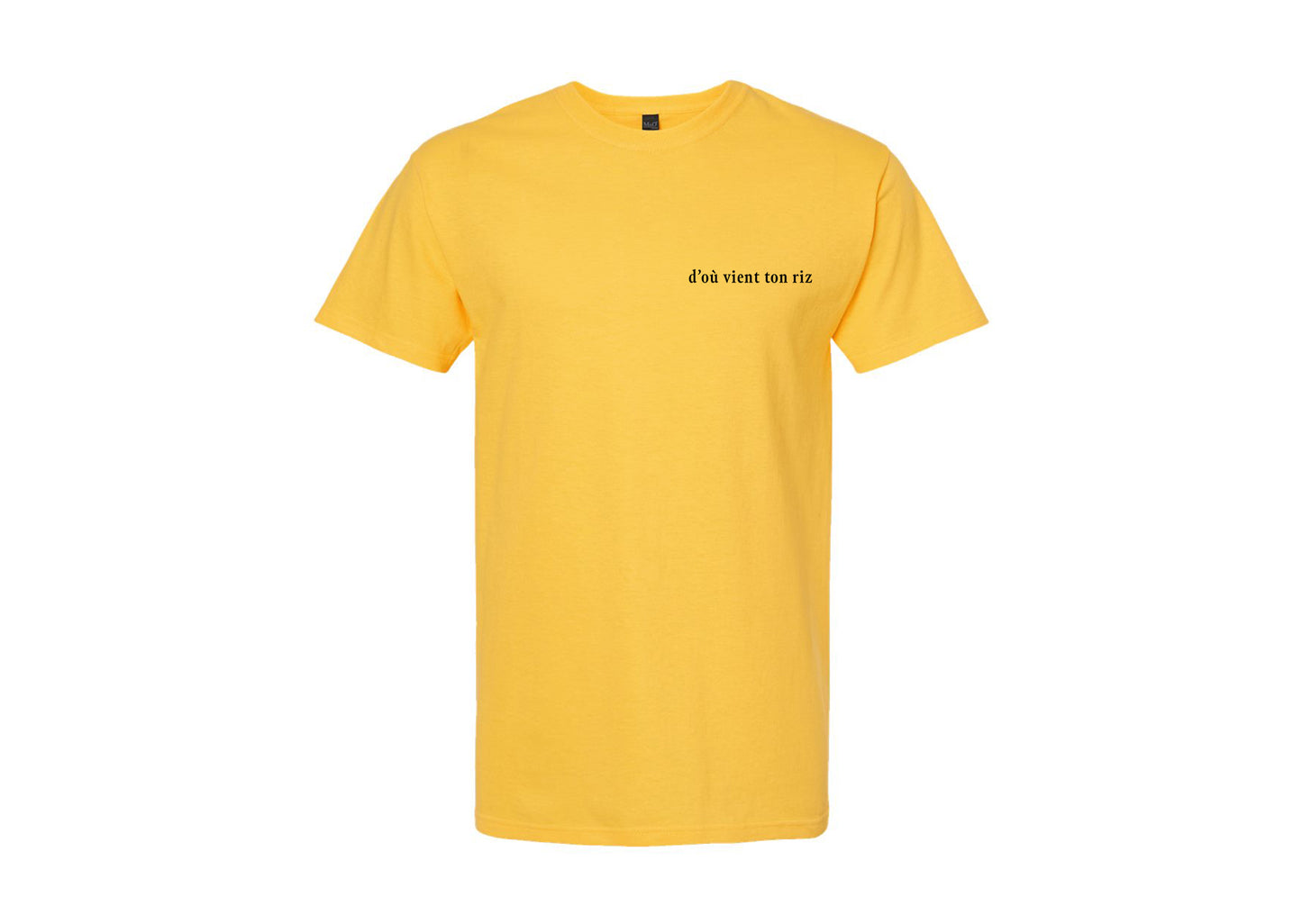 T-SHIRT "DVTR" (Yellow)