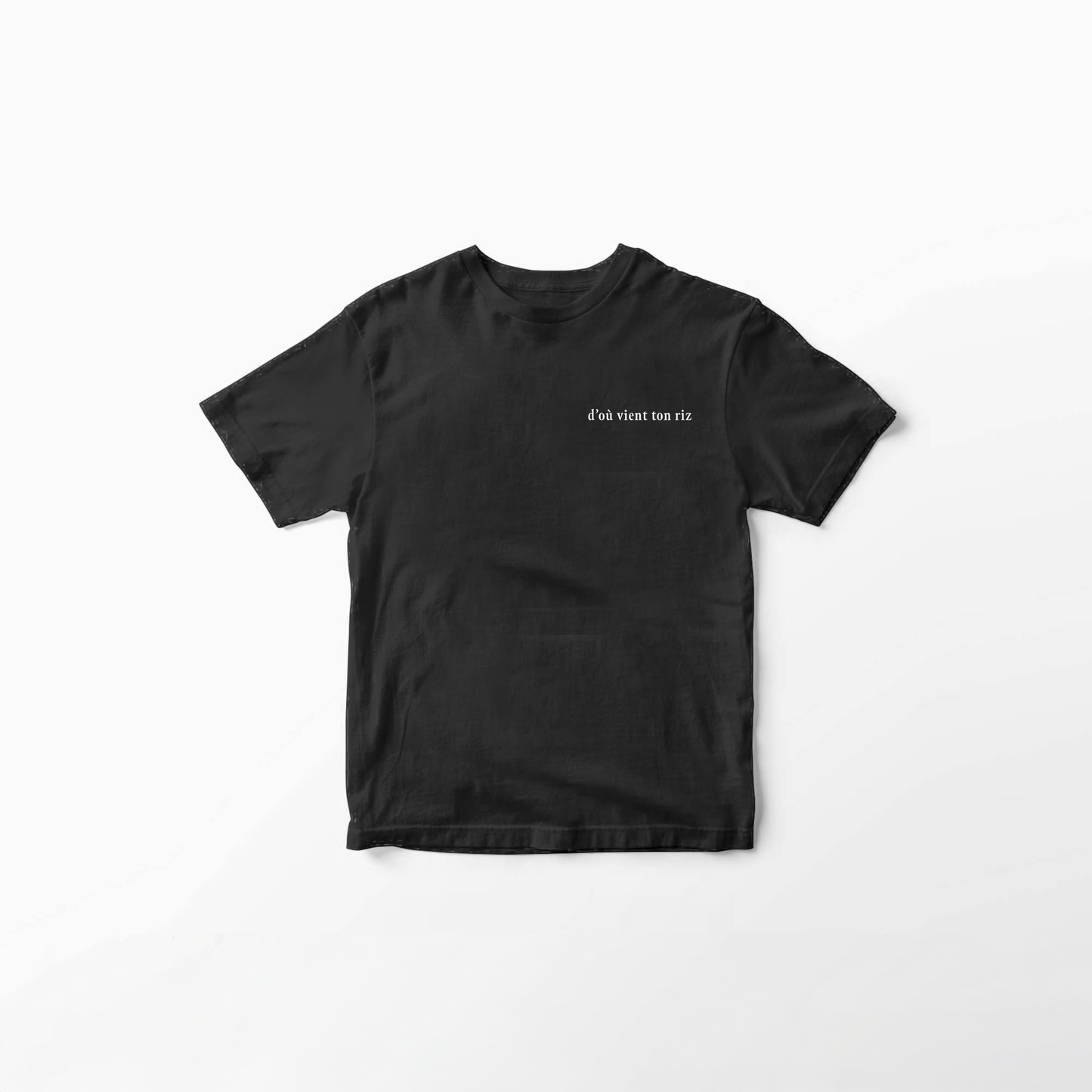 T-SHIRT "DVTR" (Black)