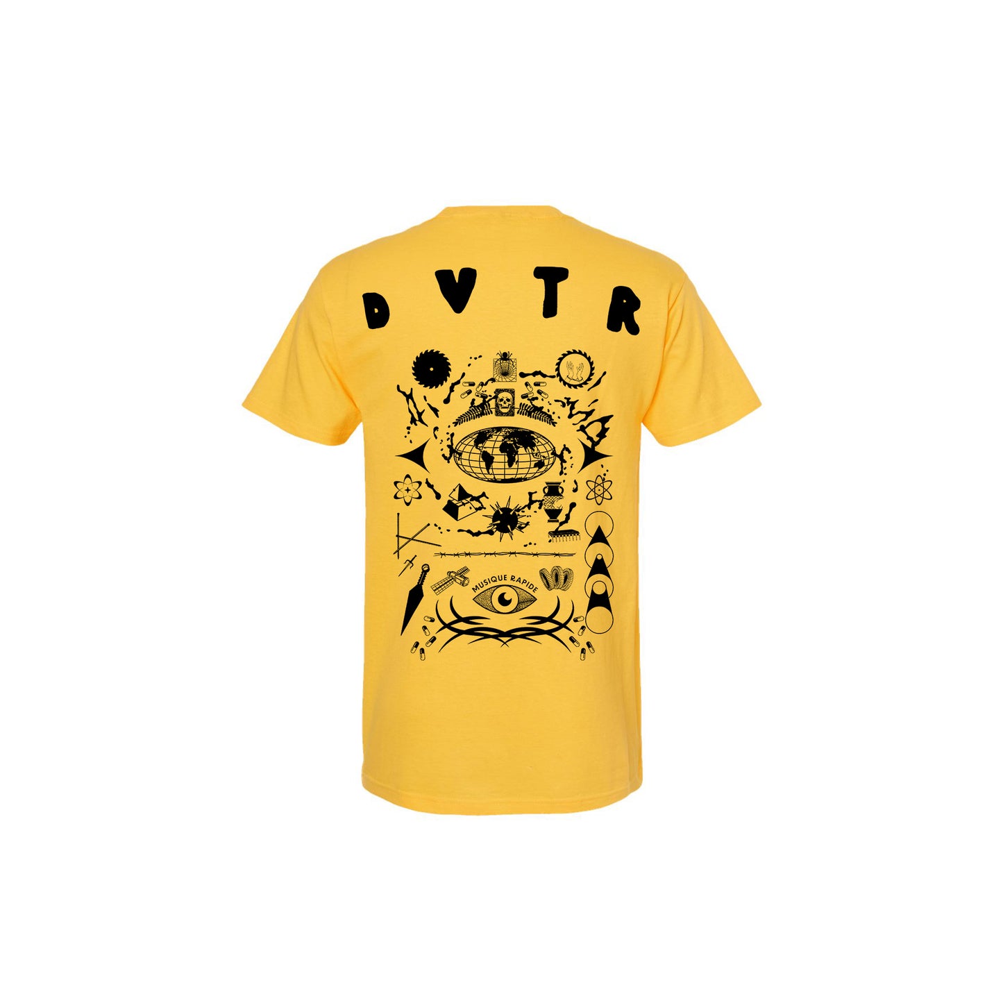 T-SHIRT "DVTR" (Yellow)